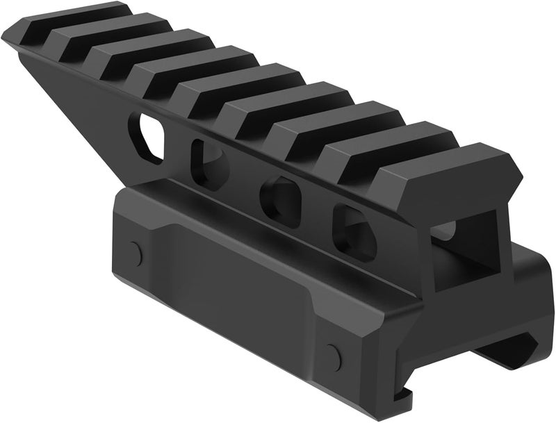 FSI Picatinny Rail Riser Mount Picatinny Red Dot Riser Mount 0.88“ Height 2.5" Long 8-Slot (MT088-8L) - Image 1
